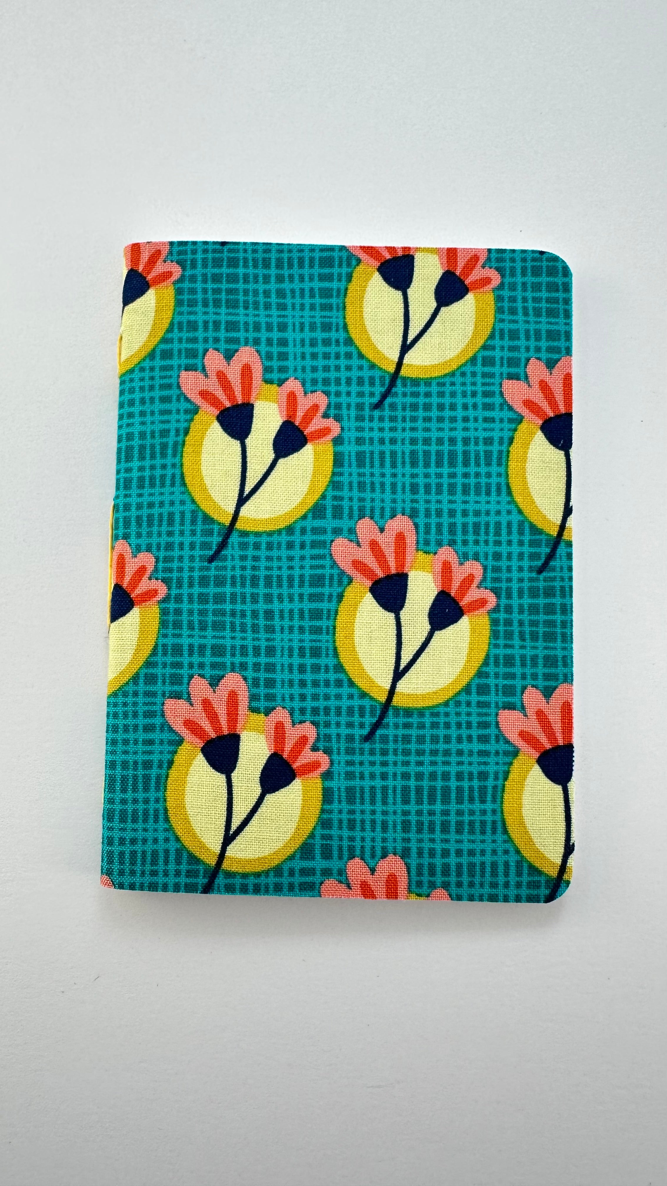 Happy Flower Passport Fabric Notebook