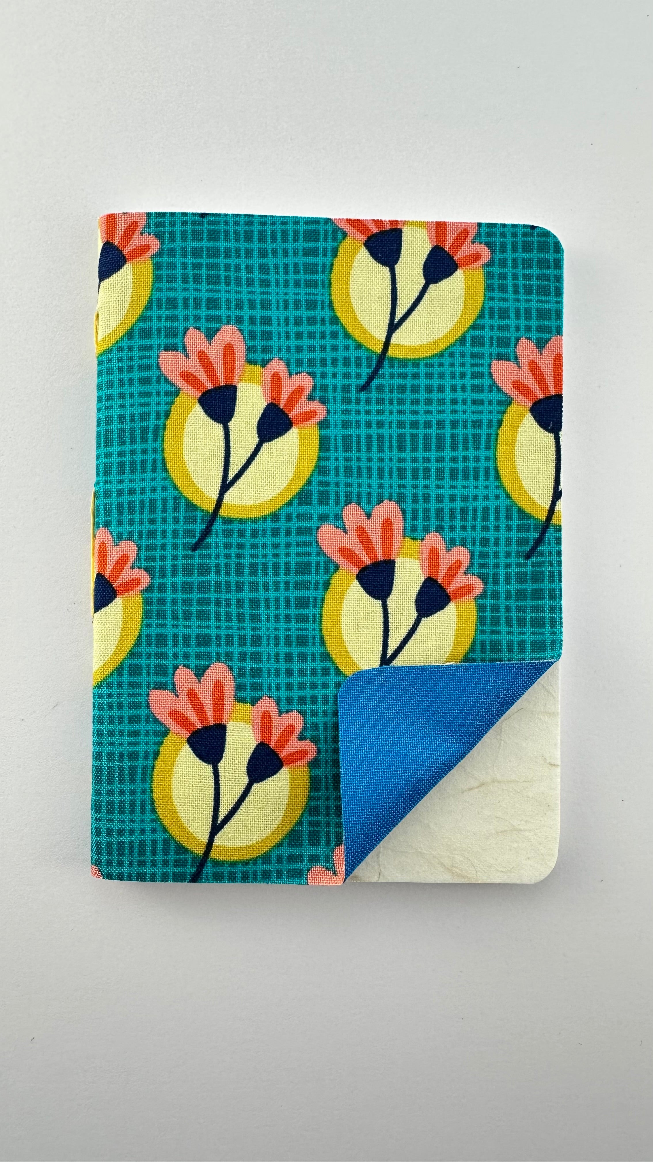 Happy Flower Passport Fabric Notebook