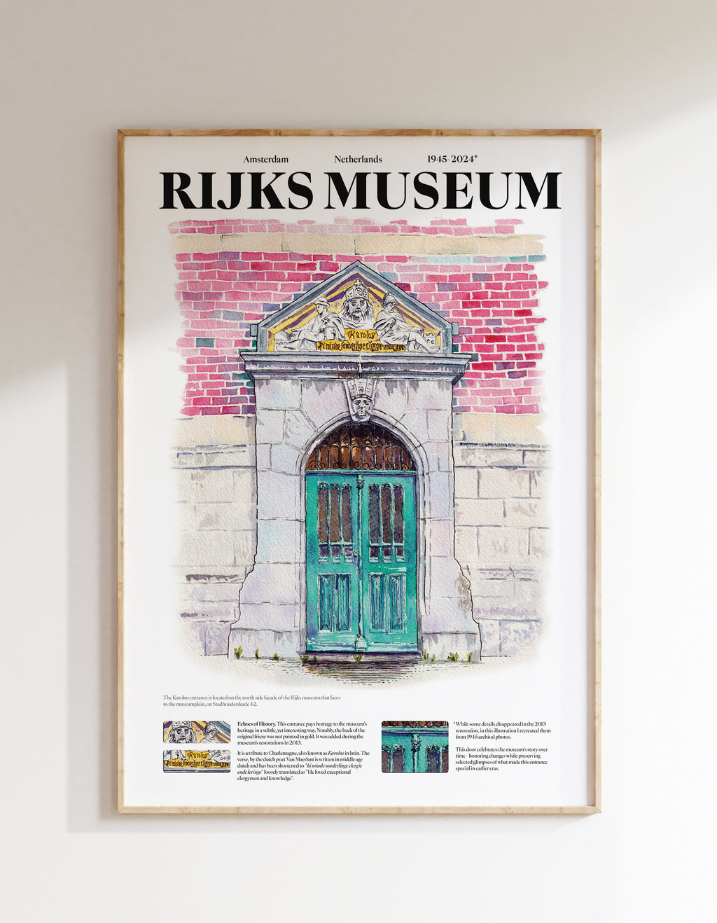 Rijksmuseum - The Karolus entrance